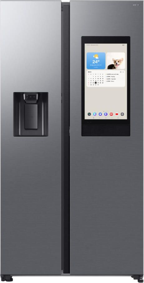 Samsung Family Hub™ RS90F66BETEF 9-serie Amerikaanse koelkast Wifi Mat inox