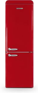 Schneider SCB300VR Koel-vriescombinatie Rood