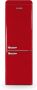 Schneider SCB300VR Koel-vriescombinatie Rood - Thumbnail 1