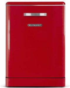 Schneider SDW1444VR Vrijstaande vaatwasser Rood