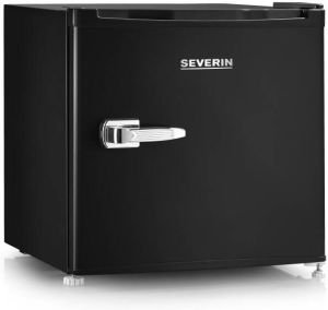Severin GB 8880 Mini koelkast mini vriezer minibar retro zwart