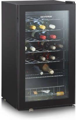 Severin KS9894 Wijnkoelkast bis 33 Flessen zwart | Vrijstaande koelkasten | Keuken&Koken Koelkasten | KS9894
