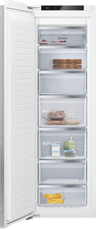 Siemens GI81NACD0 iQ500 Inbouw Vriezer 212 Liter noFrost Vlakscharnier met softClose
