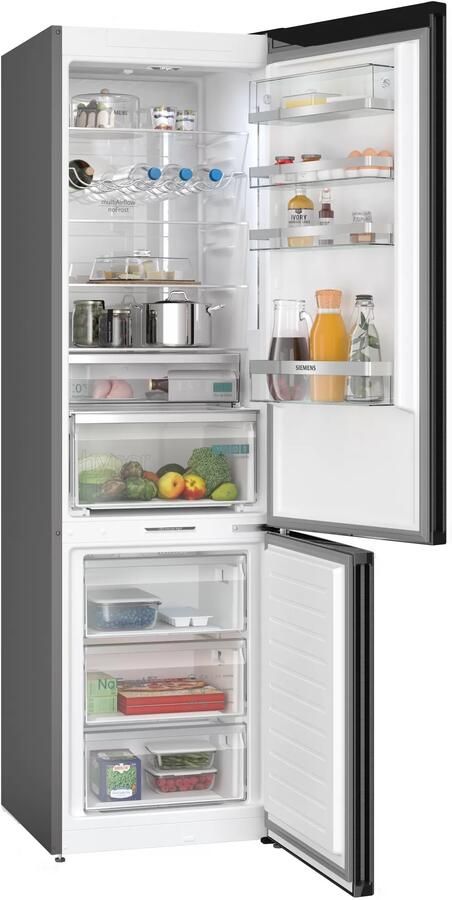 Siemens KG39NAXCF iQ500 Koelvriescombinatie Total No Frost nooit meer ontdooien Zwart Energielabel C hyperFresh 0°C meer ruimte voor groente en frui - Foto 19