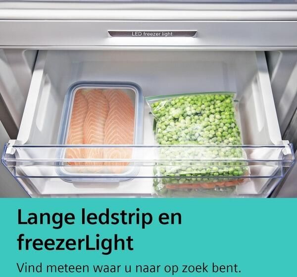 Siemens KG49NAXCF koel-vriescombinatie Vrijstaand 440 l C Roestvrijstaal
