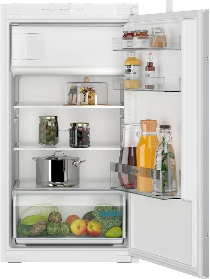 Siemens KI32LNSE0 Inbouw Koelkast 102 cm 147L Sleepdeur Met Vriesvak iQ100 LED