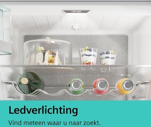 Siemens iQ100 KI42LNSE0 combi-koelkast Ingebouwd E Wit - Foto 3