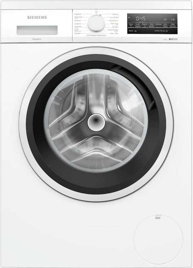 Siemens WU14UT20NL iQ500 Wasmachine 8 kg 1400 rpm Verkort de programmaduur met maar liefst 65% met VarioSpeed waterPerfect Plus: voor optimaal duurzaam watergebruik