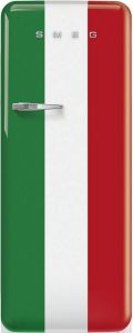 Smeg FAB28RDIT5 italiaanse vlag Koelkast met vriesvak Groen