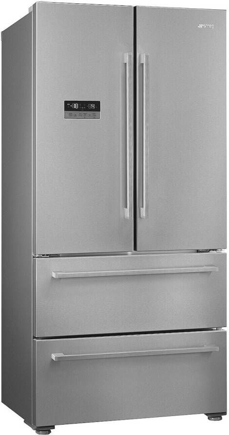Smeg FQ55FXDE Amerikaanse koelkast Grijs