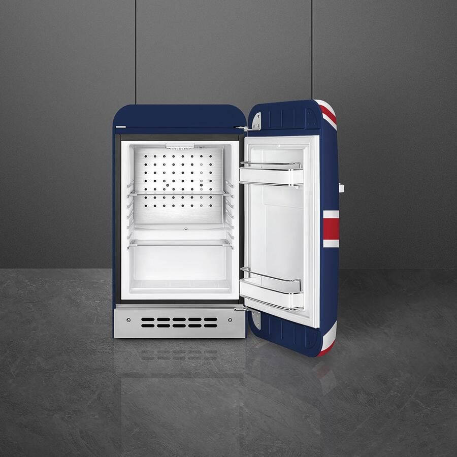 Smeg FAB5RDUJ5 Union Jack Minikoelkast Blauw