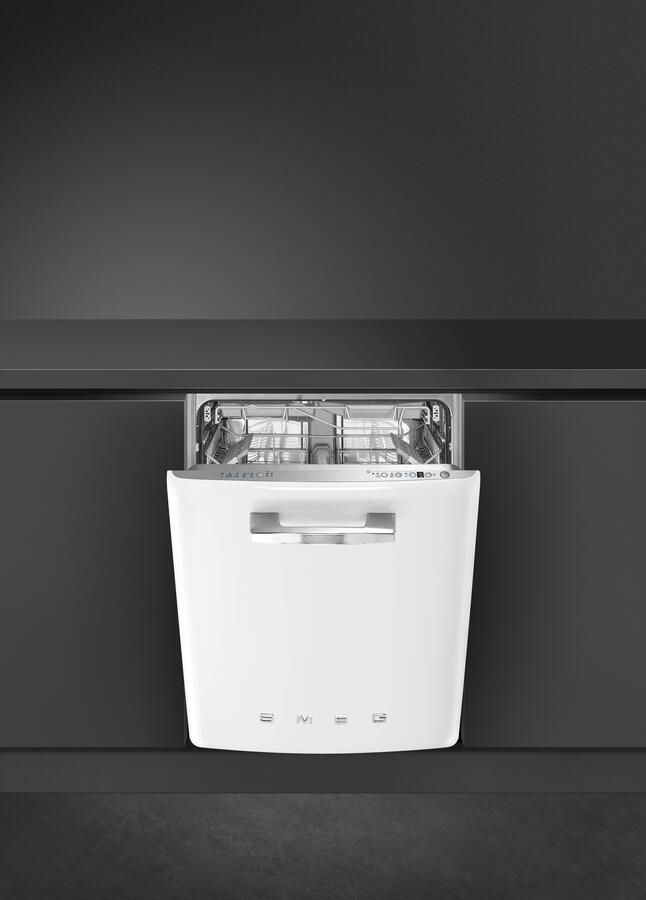 Smeg STFABWH3 Jaren 50 onderbouw vaatwasser - Foto 3