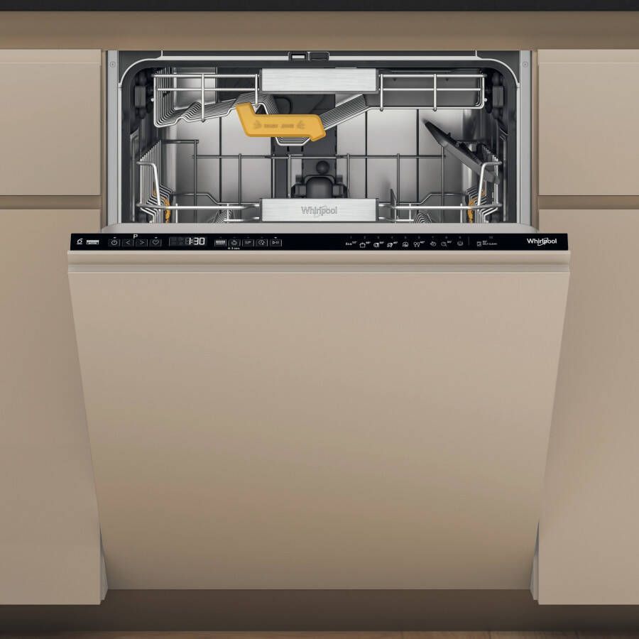 Whirlpool W8I HP42 L MaxiSpace volledig geïntegreerde inbouw vaatwasser - Foto 1