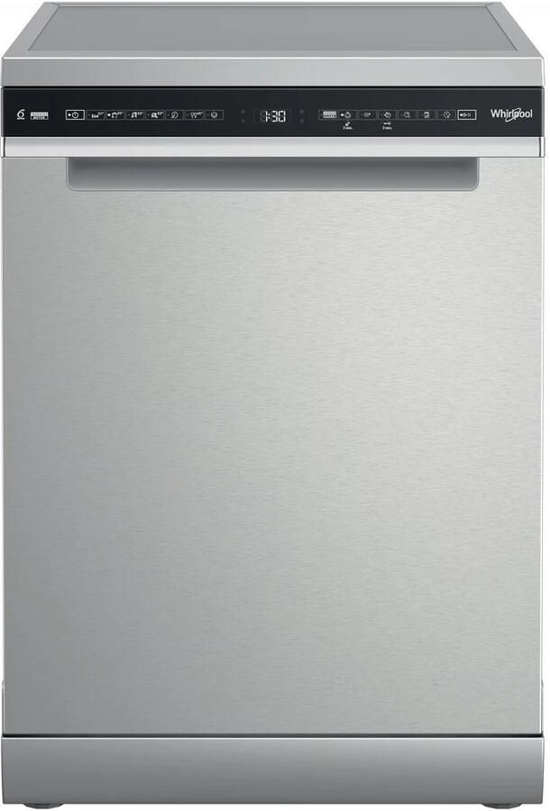 Whirlpool Vaatwasser Model W7F HS41 X Vrijstaand 15 couverts RVS MaxiSpace-kuip