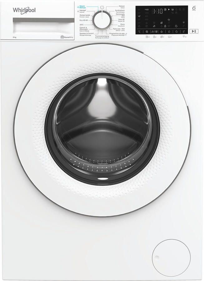 Whirlpool WAM 87W BE wasmachine Voorbelading 8 kg 1351 RPM Wit