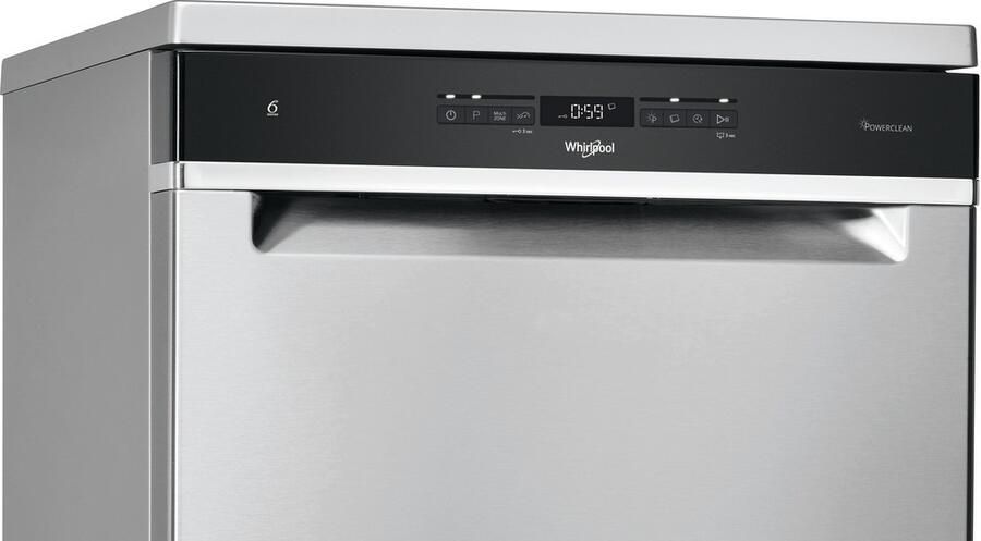 Whirlpool WFO 3T141 P X Vrijstaande vaatwasser Grijs - Foto 2