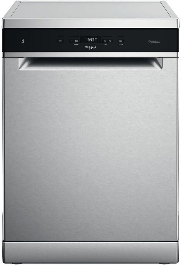Whirlpool WH3FB14BN7A0X PowerCleanPro Vrijstaande vaatwasser 60 cm