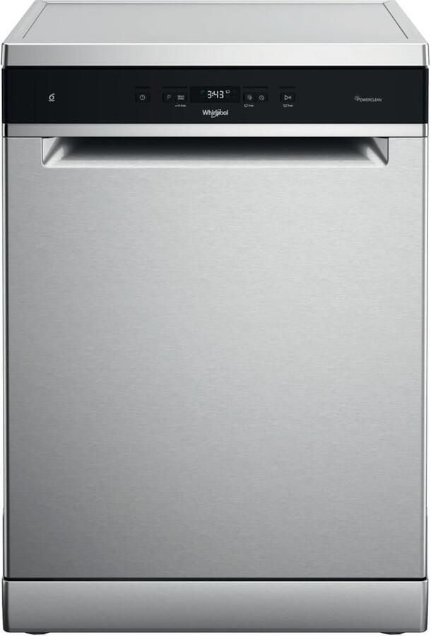 Whirlpool WH7FA14BN7A0X Vrijstaande vaatwasser Zilver