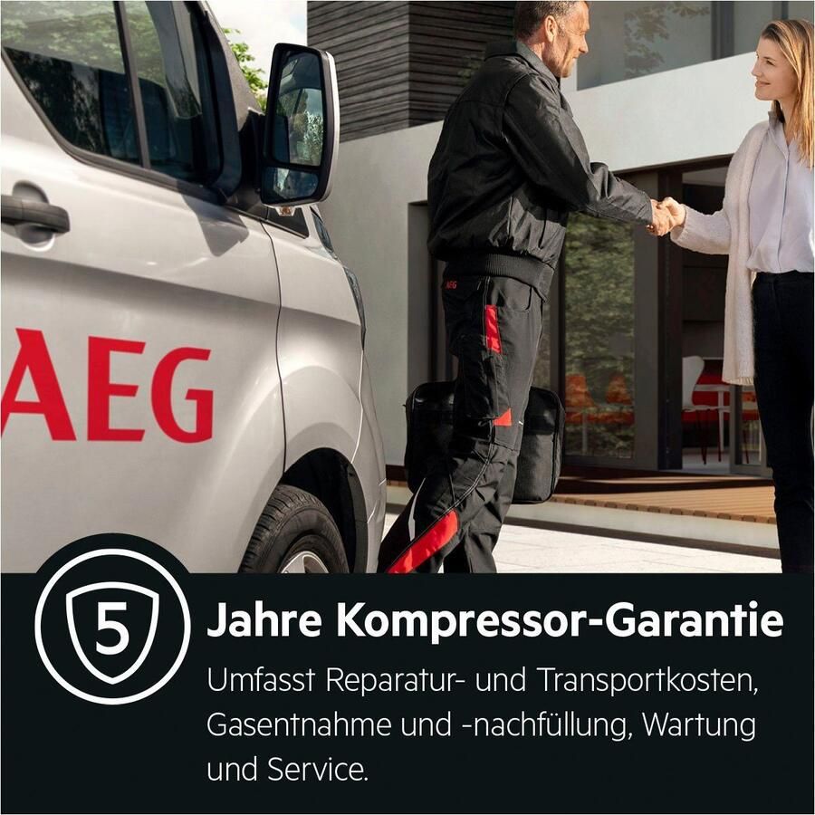 AEG RDB424E1AX 5000 serie ColdSense Koel-vriescombinatie Vrijstaand Zilver - Foto 4