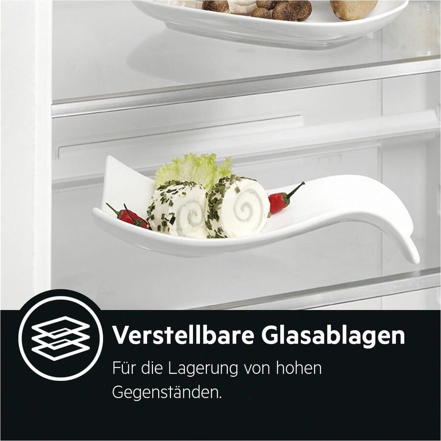 AEG RDB424E1AX 5000 serie ColdSense Koel-vriescombinatie Vrijstaand Zilver - Foto 6