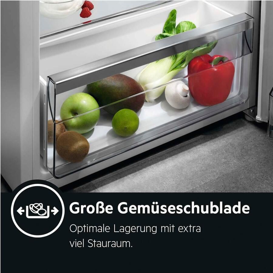 AEG RDB424E1AX 5000 serie ColdSense Koel-vriescombinatie Vrijstaand Zilver - Foto 10