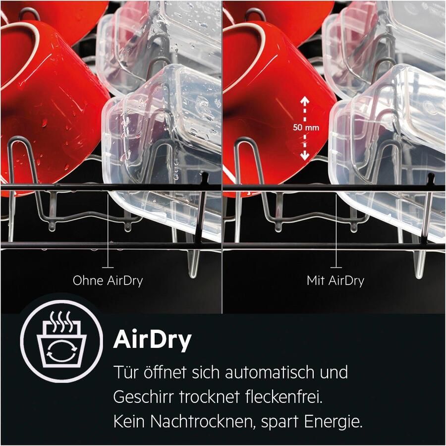 AEG Onderbouwvaatwasser FUE53610ZM 81 8 cm x 59 6 cm met airdry-technologie - Foto 2