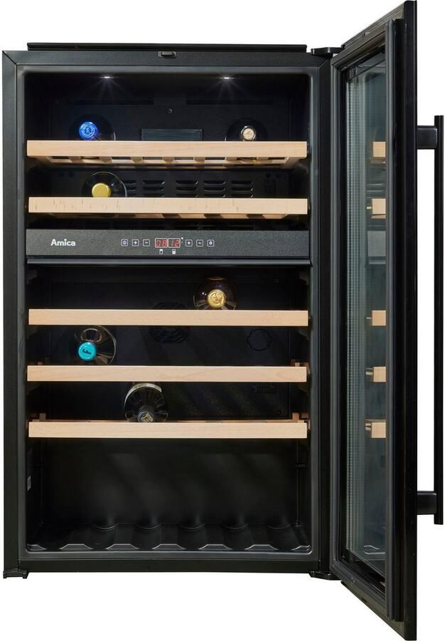 Amica Inbouw wijnkoelkast WK 341 220 S 88 4 cm x 59 cm voor 58 standaardflessen van 0 75 liter inbouwkoelkast - Foto 2