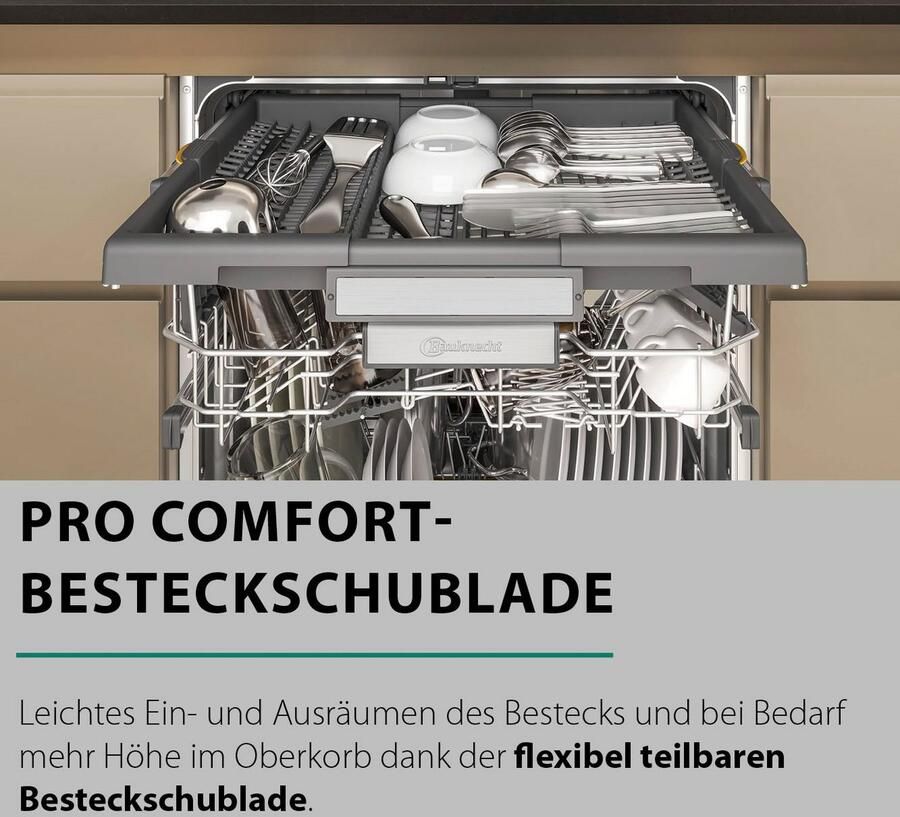 BAUKNECHT Onderbouwvaatwasser B7U HS51 X 85 cm x 60 cm - Foto 9