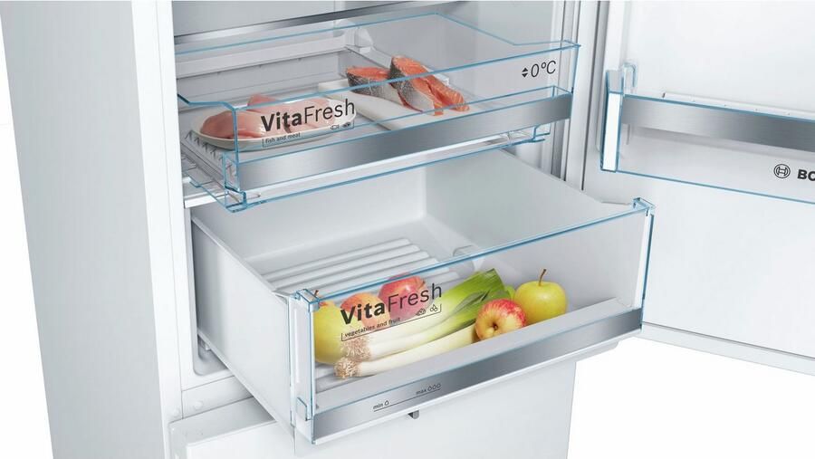 Bosch KGE36AWCA Serie 6 Koelkast Koel-vriescombinatie Wit Energielabel C VitaFresh: houdt etenswaren langer vers in gekoelde lades - Foto 8