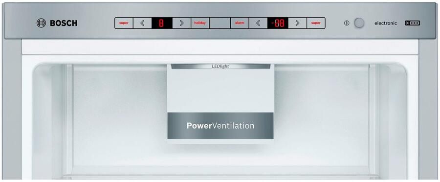 Bosch KGE39ALCA Serie 6 koel-vriescombinatie VitaFresh: houdt etenswaren langer vers in gekoelde lades RVS - Foto 13