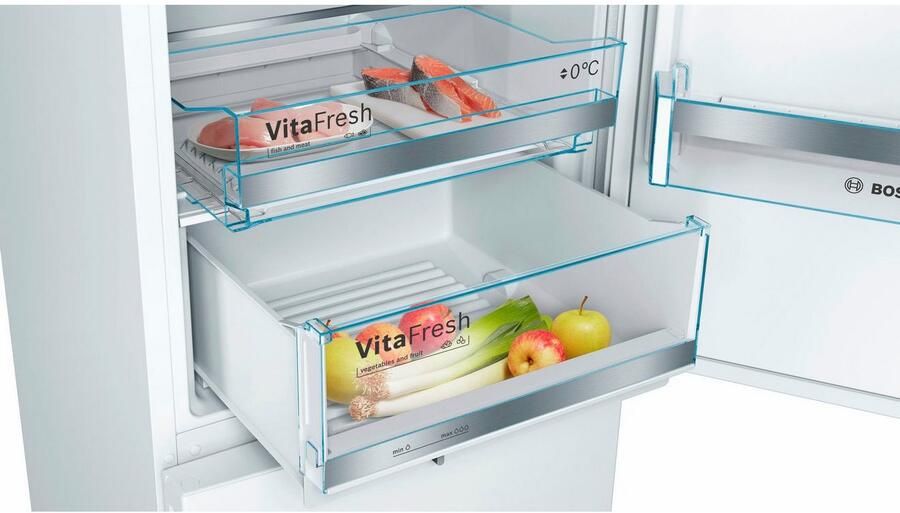 Bosch KGE39AWCA Serie 6 Koel-vriescombinatie VitaFresh: houdt etenswaren langer vers in gekoelde lades Energielabel C Wit - Foto 8