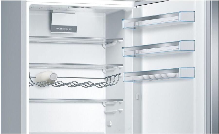 Bosch KGE49AICA Serie 6 Koel-vriescombinatie Extra breed RVS Energielabel C Houd je versen langer vers met VitaFresh Big Box in de vriesruimte - Foto 7