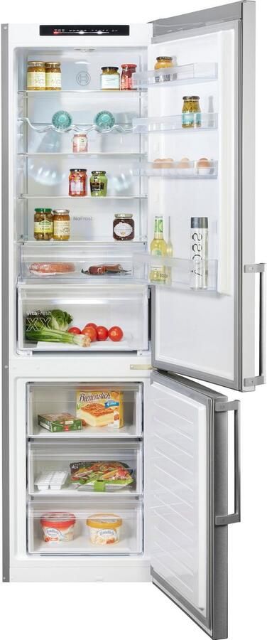 Bosch KGN39VIBT Serie 4 Koel-vriescombinatie Total No Frost; Nooit meer ontdooien- RVS Energielabel B Zeer stil VitaFresh XXL 0°C: houd etenswaren langer vers met extra ruime vershoudlades - Foto 15