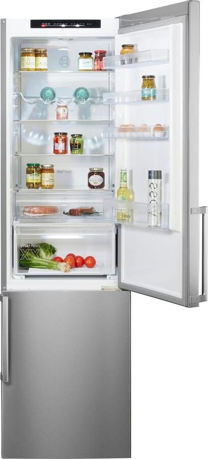Bosch KGN39VIBT Serie 4 Koel-vriescombinatie Total No Frost; Nooit meer ontdooien- RVS Energielabel B Zeer stil VitaFresh XXL 0°C: houd etenswaren langer vers met extra ruime vershoudlades - Foto 11