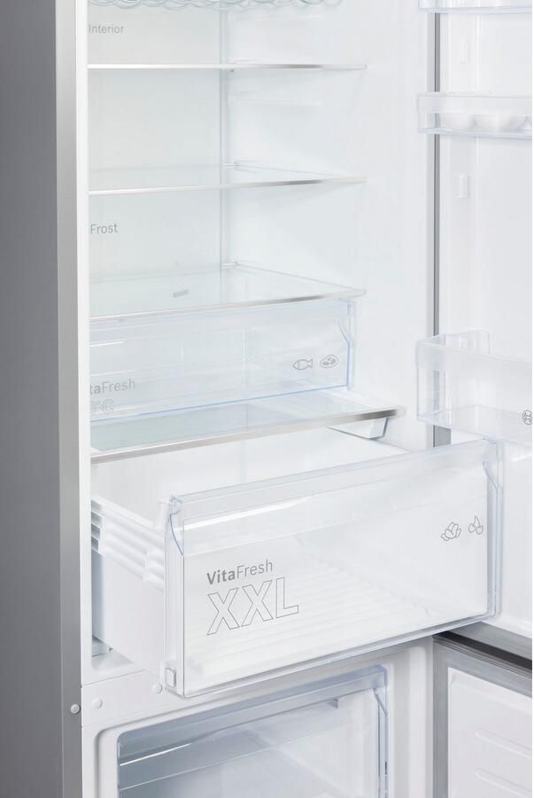 Bosch KGN39VIBT Serie 4 Koel-vriescombinatie Total No Frost; Nooit meer ontdooien- RVS Energielabel B Zeer stil VitaFresh XXL 0°C: houd etenswaren langer vers met extra ruime vershoudlades - Foto 10