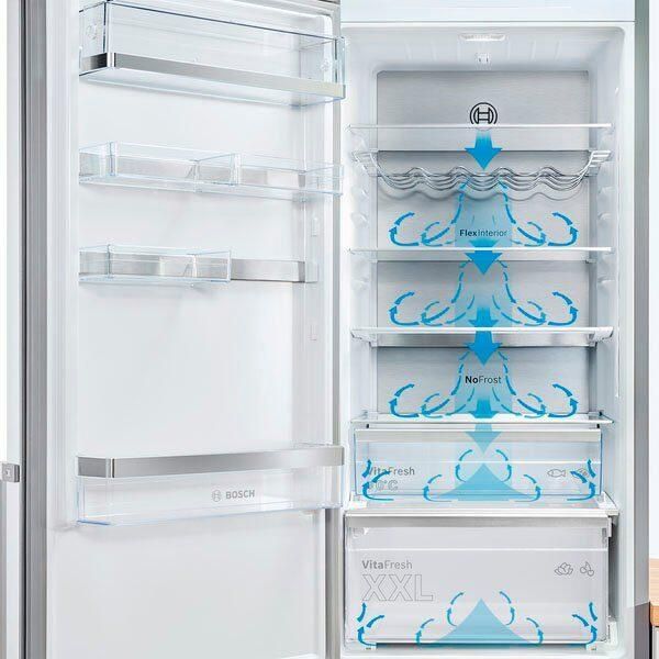 Bosch Serie 6 KGN49LBCF koel-vriescombinatie Vrijstaand 440 l Zwart - Foto 18