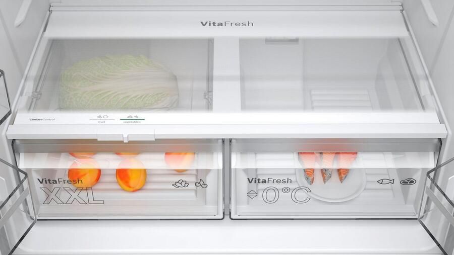 Bosch KFN96VPEA Serie 4 Amerikaanse koelkast 4 French Door Extra breed RVS VitaFresh XXL Total No Frost - Foto 14