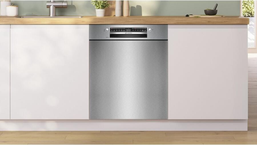Bosch SMU4HTS00E Serie 4 Vaatwasser Inbouwvaatwasser Onderbouw 60 cm Extra Droog: optie voor extra grondige droogresultaten Stil RVS - Foto 4