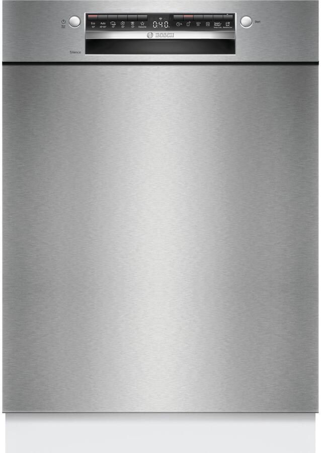 Bosch SMU4HTS00E Serie 4 Vaatwasser Inbouwvaatwasser Onderbouw 60 cm Extra Droog: optie voor extra grondige droogresultaten Stil RVS - Foto 3
