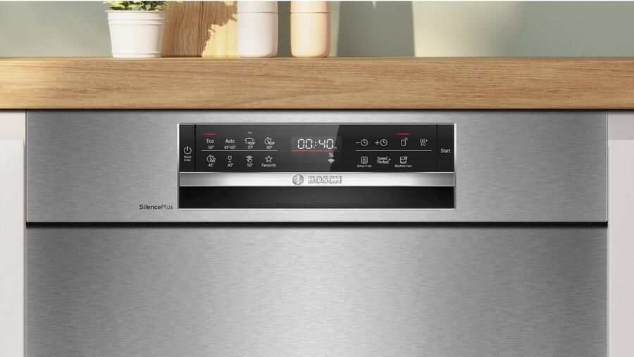 Bosch SMU6ECS12E Serie 6 Inbouwvaatwasser 60 cm Geborsteld staal Energielabel A Home Connect - Foto 7