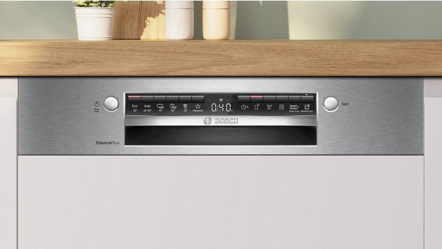 Bosch SMI4ECS28E Serie 4 Inbouwvaatwasser 60 cm Geborsteld staal Energielabel A Home Connect - Foto 7