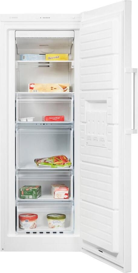 Bosch GSN29VLEP Serie 4 161 x 60 Vrijstaande Vriezer Vrieskast No Frost Nooit meer ontdooien Wit - Foto 7