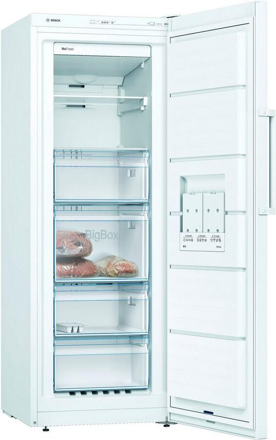 Bosch GSN29VLEP Serie 4 161 x 60 Vrijstaande Vriezer Vrieskast No Frost Nooit meer ontdooien Wit - Foto 5