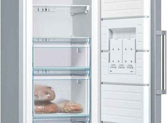 Bosch GSN36VLEP Serie 4 186 x 60 Vrijstaande Vriezer Vrieskast No Frost Nooit meer ontdooien RVS - Foto 6