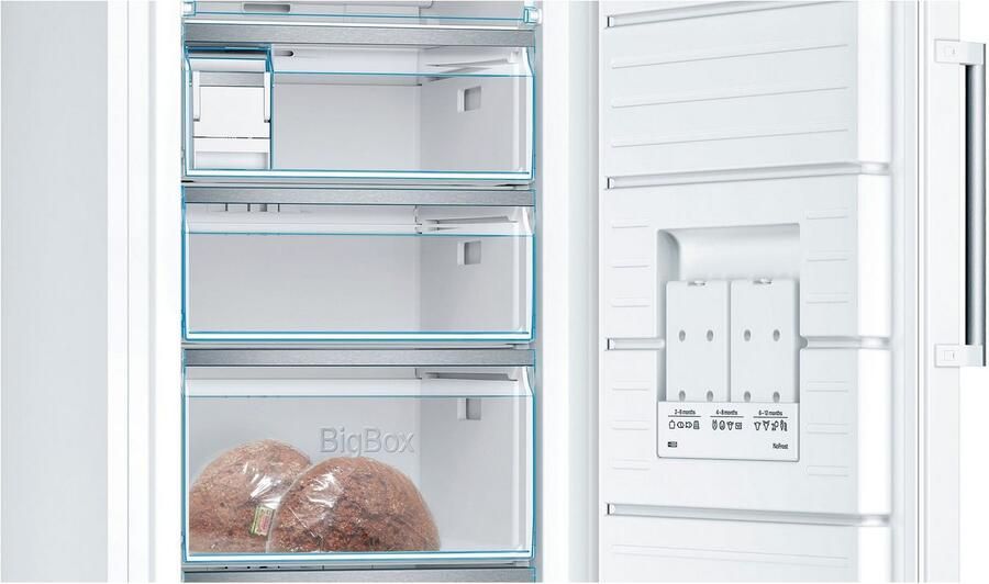Bosch GSN51AWCV Serie 6 161 x 70 Vrijstaande Vriezer Vrieskast No Frost Nooit meer ontdooien Wit - Foto 8