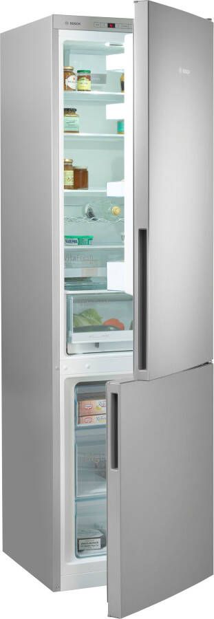 Bosch KGE39ALCA Serie 6 koel-vriescombinatie VitaFresh: houdt etenswaren langer vers in gekoelde lades RVS