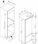 Amica Inbouw koel-vriescombinatie EKGC 16155 144 cm x 54 cm 144 cm hoog - Thumbnail 7