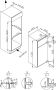 Amica Inbouw koel-vriescombinatie EKGC 16160 122 1 cm x 54 cm Automatisch ontdooisysteem - Thumbnail 5