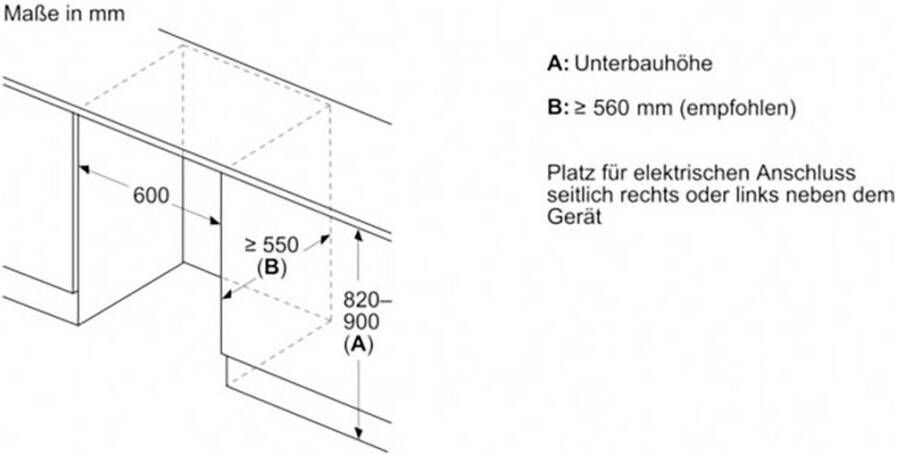 BOSCH Inbouw koelkast KUL22VFD0 82 cm x 59 8 cm