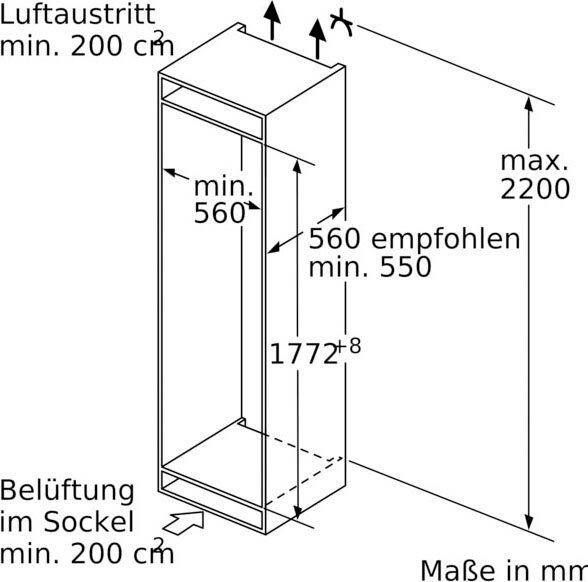 Bosch Inbouw Koelkast KIF81PFE0 | 1-deurskoelkasten | Keuken&Koken Koelkasten | 4242005207909 - Thumbnail 4